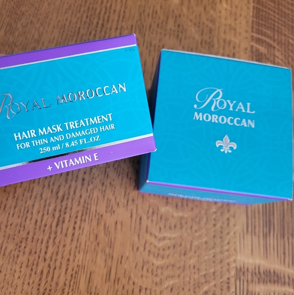 Royal Moroccan Nurishing Hair Masks - Set of 2! - For thin / damaged hair - Picture 2 of 9